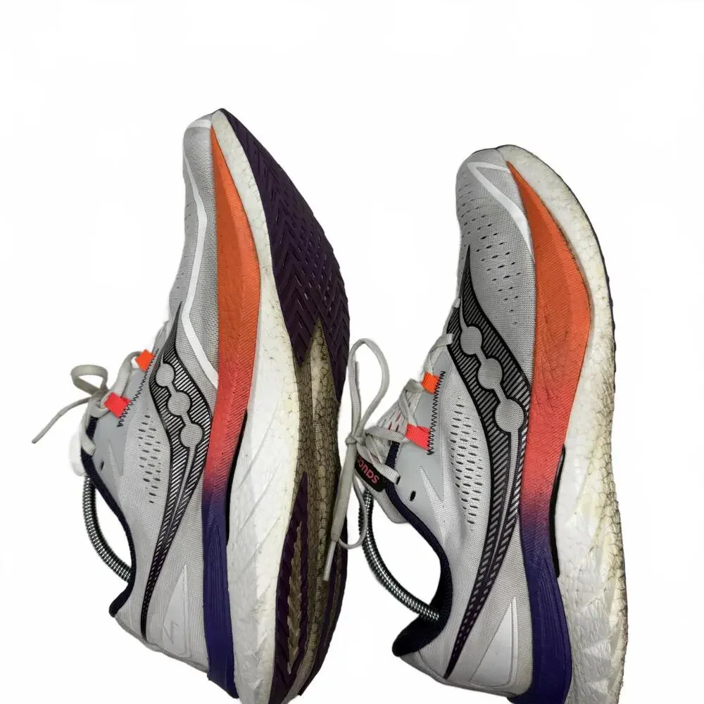 Saucony Men's Running Sneakers - White,‎ Orange, Purple
